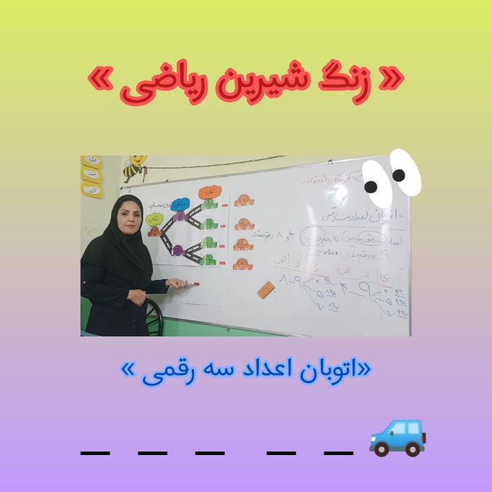 IMG_۲۰۲۴۱۱۱۷_۱۵۰۶۰۵_۷۰۲ ساحت تعلیم و تربیت علمی و فناورانه :mega:زنگ شیرین ریاضی 🤩 «اتوبان اعداد سه رقمی » آشنایی پسرهای باهوشم با ساختن اعداد سه رقمی با استفاده از اتوبان اعداد سه رقمی بصورت عینی :blue_car: پایه سوم آموزگار: بهرام پور