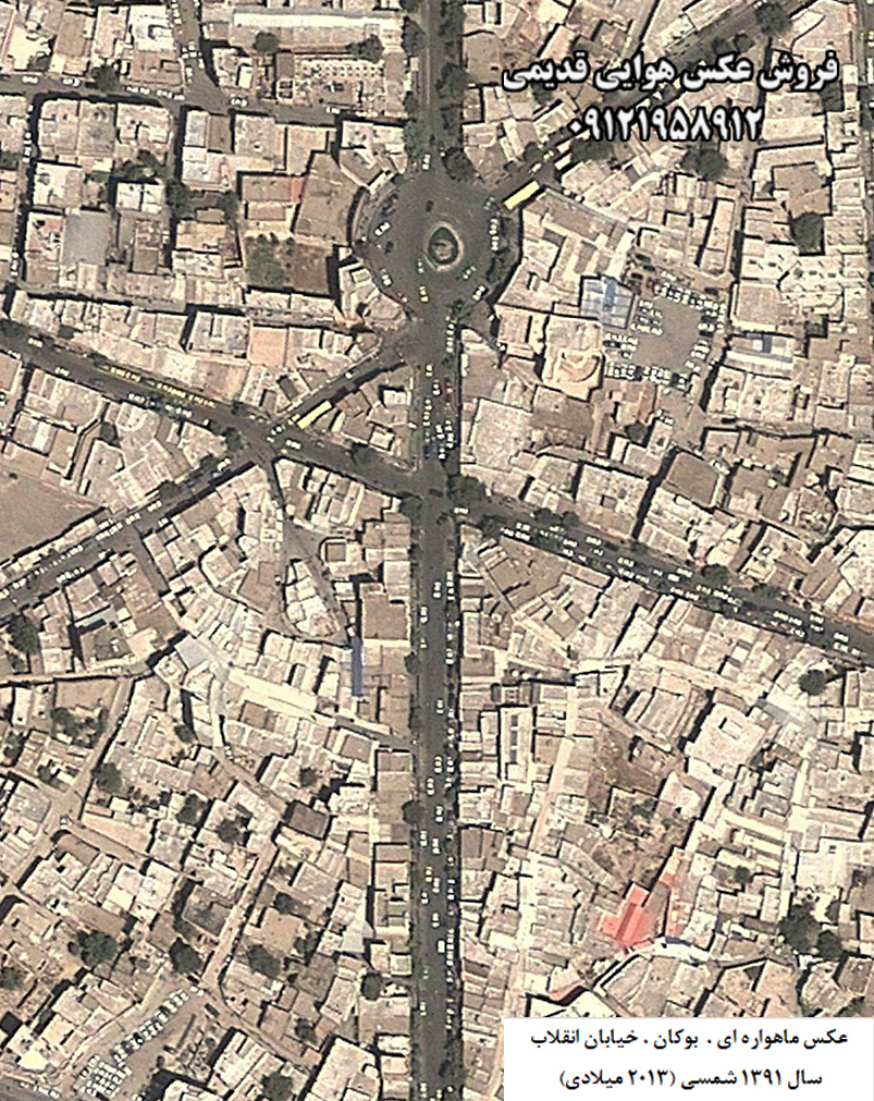 عکس ماهواره ای بوکان