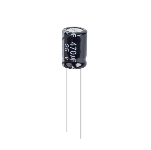 خازن 470 میکروفاراد 25 ولت خرید قیمت خازن الکترولیتی 470uf 25v