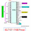 ICL7107-Pinout