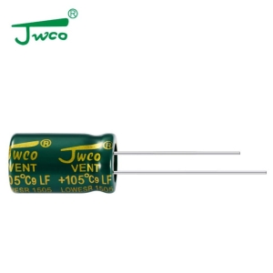 خازن jwco سبز رنگ سری lf خازن جی دبلیو کو خازن الکترولیت سبز