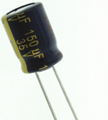 خازن 150 میکرو فاراد 35 ولت خازن 150 میکروفاراد الکترولیت