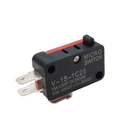 میکرو سوئیچ بدون اهرم v-15-1c25 میکروسوئیچ micro switch Miniature snap-action switch