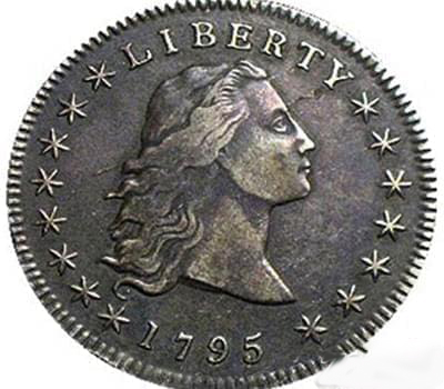 سکه دلار با موهای افشان | گرانترین سکه های جهان