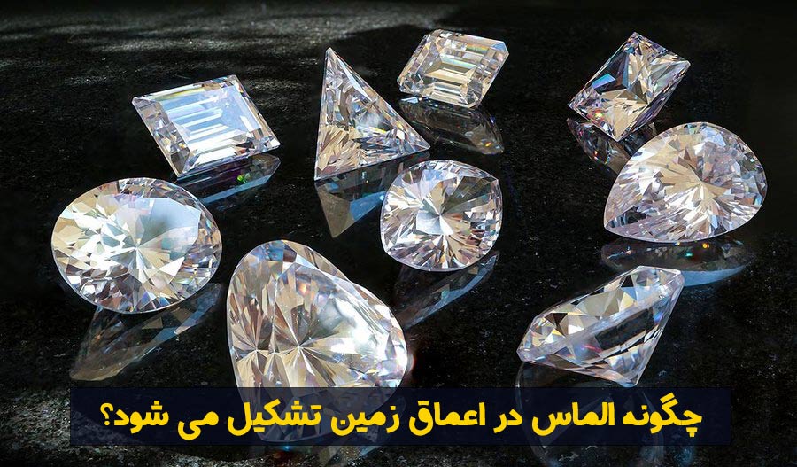 چگونه الماس در اعماق زمین تشکیل می شود؟ ✔️ انواع الماس ✔️ ویژگی های الماس ✔️ الماس چگونه شکل می گیرد ✔️ الماس مصنوعی چیست ✔️ روش های ساخت الماس مصنوعی ✔️ روش های شکل گیری الماس طبیعی