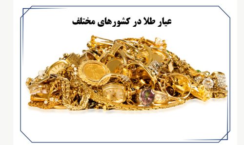 عیار طلا در کشورهای مختلف