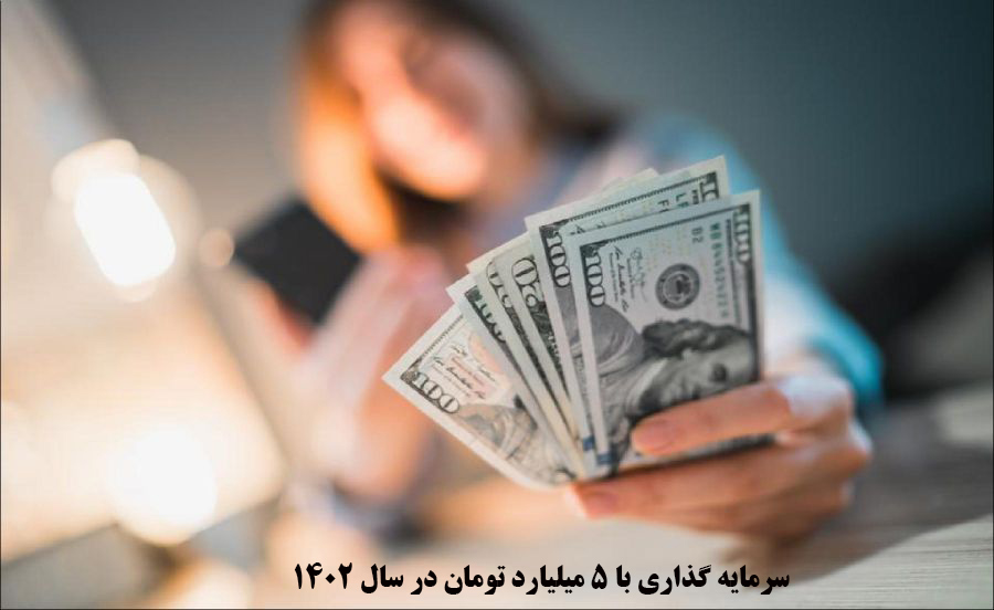 سرمایه گذاری با 5 میلیارد تومان در سال 1402 