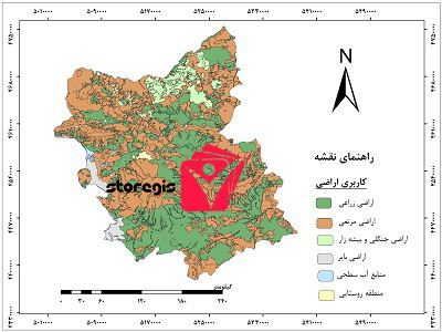 دانلود نقشه کاربری اراضی استان آذربایجان شرقی