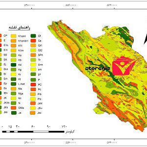 دانلود نقشه زمین شناسی استان چهارمحال و بختیاری