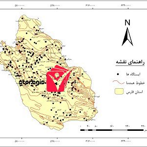 دانلود نقشه همدما استان فارس