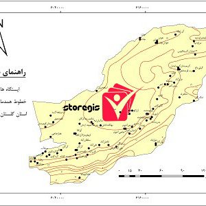 دانلود نقشه همدما استان گلستان