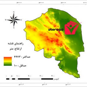 دانلود نقشه ارتفاع استان کرمان
