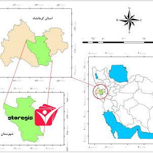 دانلود نقشه موقعیت شهرستان کرمانشاه
