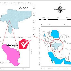 دانلود نقشه موقعیت شهرستان خمینی شهر