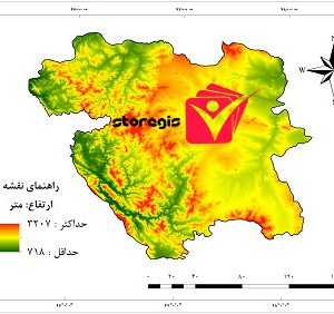 دانلود نقشه ارتفاع استان کردستان