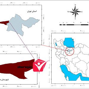 دانلود نقشه موقعیت شهرستان ملارد