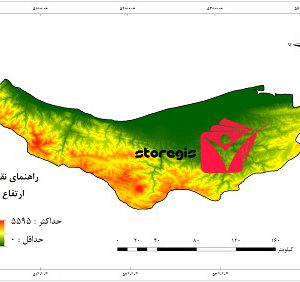 دانلود نقشه ارتفاع استان مازندران