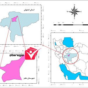 دانلود نقشه موقعیت شهرستان نطنز