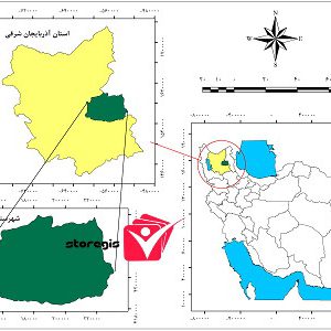 دانلود نقشه موقعیت شهرستان سراب