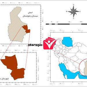 دانلود نقشه موقعیت شهرستان سراوان