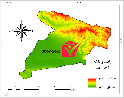 دانلود نقشه ارتفاع استان البرز