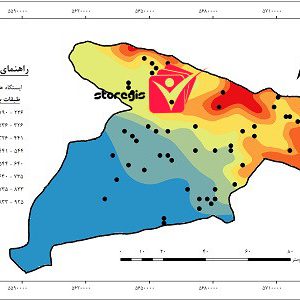 دانلود نقشه طبقات بارشی استان البرز