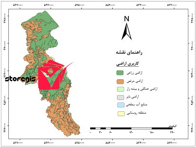 دانلود نقشه کاربری اراضی استان اردبیل