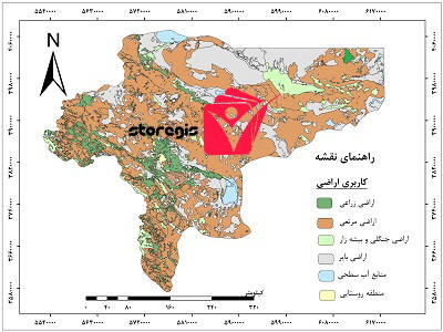 دانلود نقشه کاربری اراضی استان اصفهان