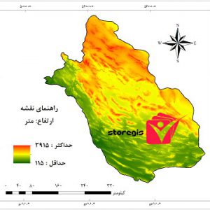 دانلود نقشه ارتفاع استان فارس