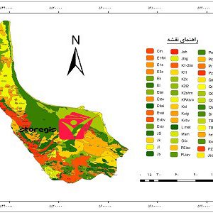 دانلود نقشه زمین شناسی استان گیلان