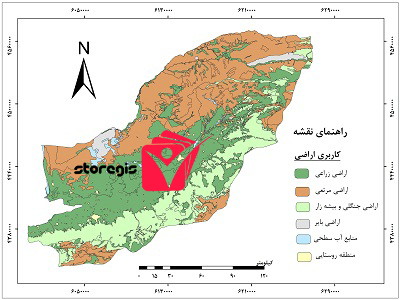دانلود نقشه کاربری اراضی استان گلستان