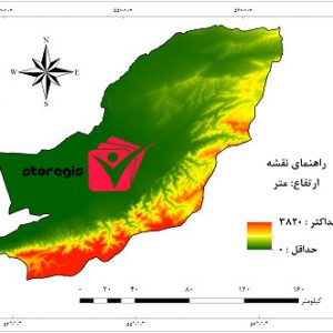 دانلود نقشه ارتفاع استان گلستان