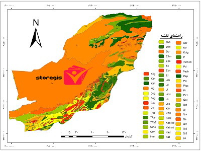 دانلود نقشه زمین شناسی استان گلستان