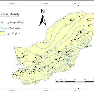 دانلود نقشه همباران استان گلستان