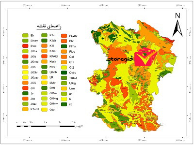 دانلود نقشه زمین شناسی استان همدان