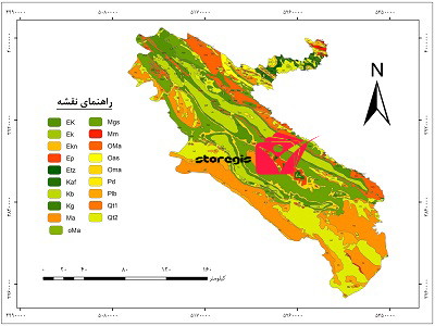 دانلود نقشه زمین شناسی استان ایلام