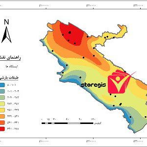 دانلود نقشه طبقات بارشی استان ایلام