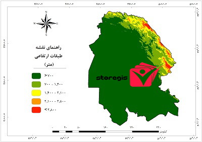 دانلود نقشه طبقات ارتفاعی استان خوزستان