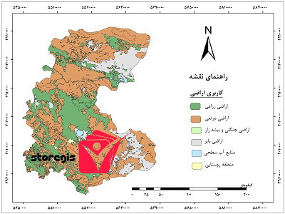 دانلود نقشه کاربری اراضی استان مرکزی