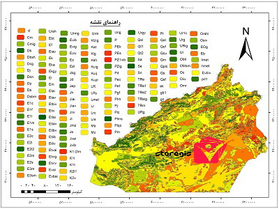 دانلود نقشه زمین شناسی استان سمنان