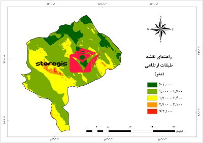 دانلود نقشه طبقات ارتفاعی استان یزد