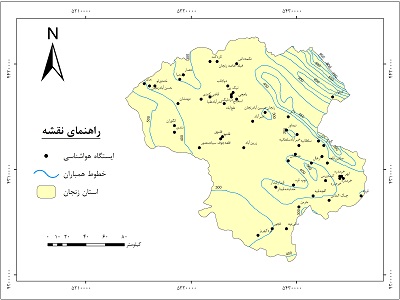 دانلود نقشه همباران استان زنجان