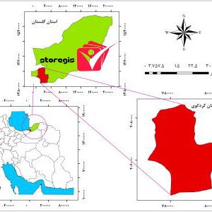 دانلود نقشه موقعیت شهرستان کردکوی