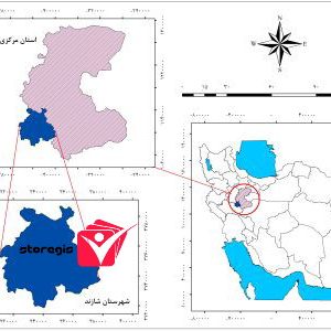 دانلود نقشه موقعیت شهرستان شازند