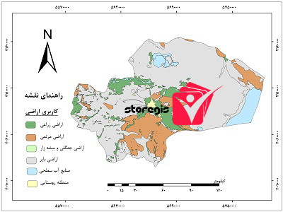 دانلود نقشه کاربری اراضی استان قم