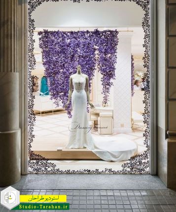 طراحی دکوراسیون داخلی مزون لباس عروس