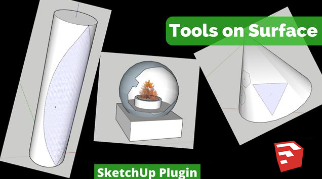 پلاگین Tools On Surface برای نرم افزار اسکچاپ